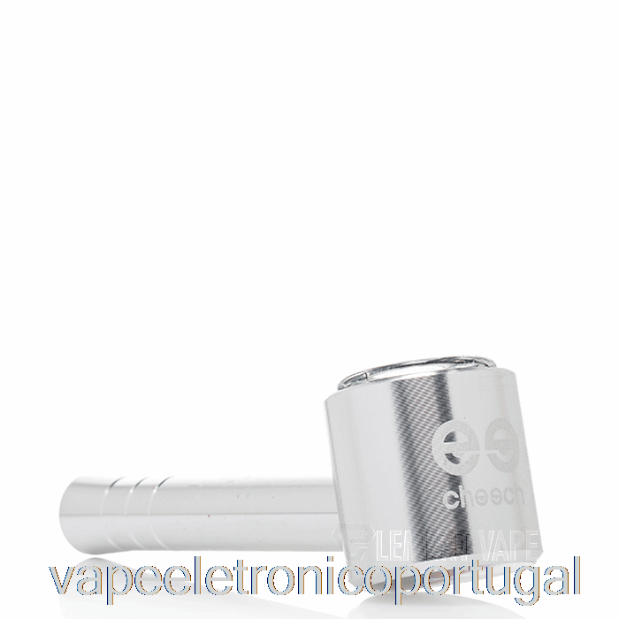 Vape Eletrônico Cheech Metal Envolto Em Tubo De Mão Sherlock Prata